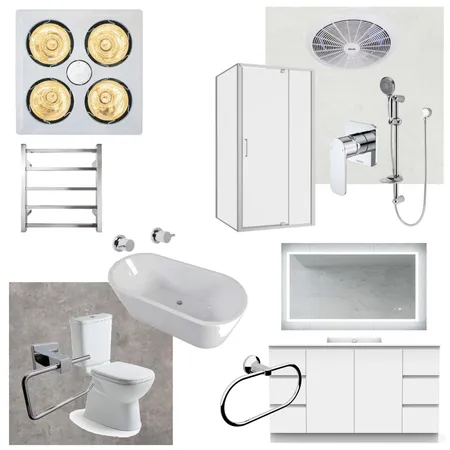 Bathroom Mood Board - Leah & Drew Interior Design Mood Board by jordy.stow on Style Sourcebook