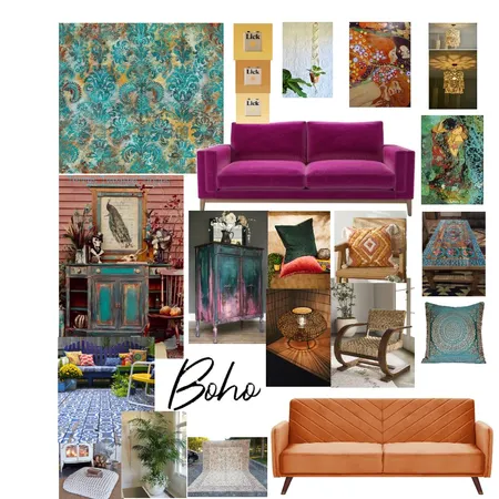 boho lounge Interior Design Mood Board by kellyk on Style Sourcebook