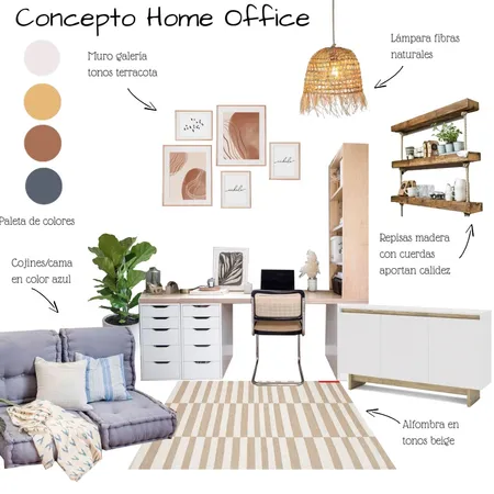 Home Office Interior Design Mood Board by caropieper on Style Sourcebook