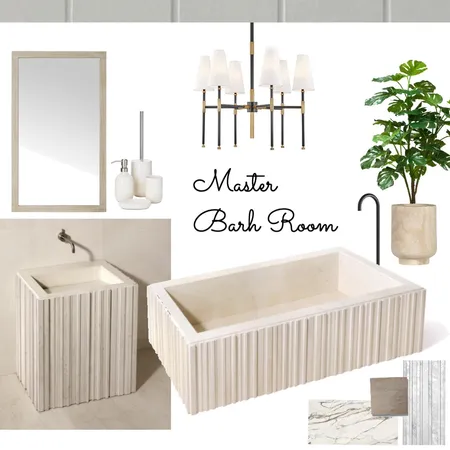 Master Bath Room Interior Design Mood Board by Huda33 on Style Sourcebook