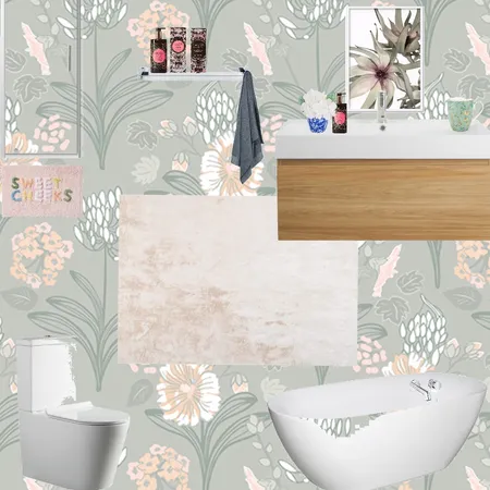 girl kids barthroom Interior Design Mood Board by Ellie McCulla on Style Sourcebook