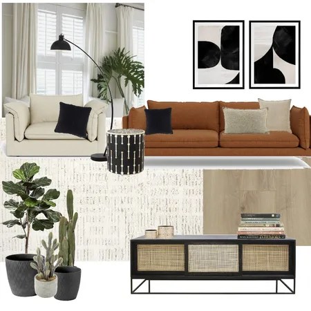 Module 9 Living Room Interior Design Mood Board by SarahlWebber on Style Sourcebook