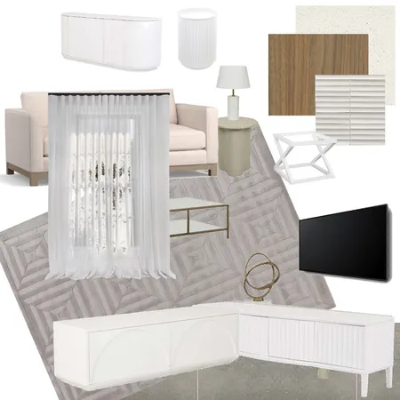 HAWKE - Draft Concepts Living v1 Interior Design Mood Board by Kahli Jayne Designs on Style Sourcebook