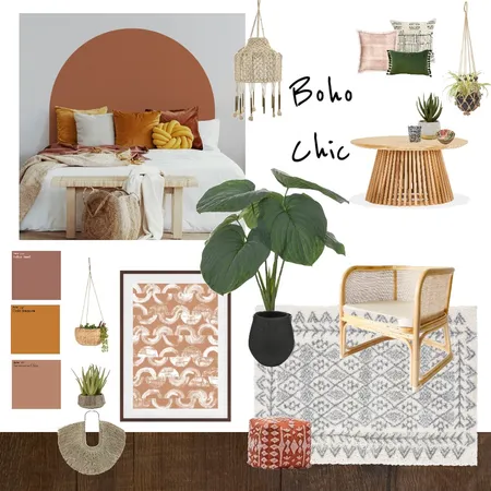 Boho Interior Design Mood Board by carotalbot on Style Sourcebook