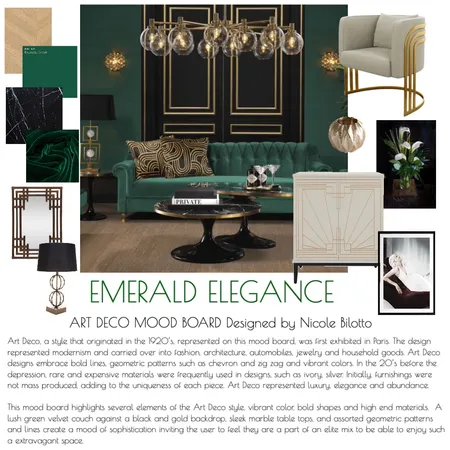 Art Deco Interior Design Mood Board by Bilotton72 on Style Sourcebook