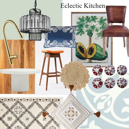 Eclectic Kitchen Interior Design Mood Board by emilylutker on Style Sourcebook