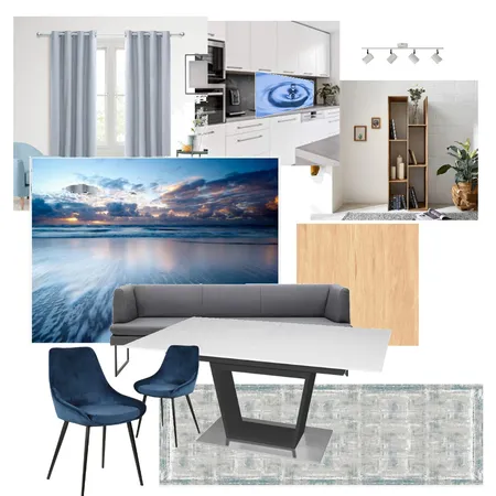 Kitchen blue var2 Interior Design Mood Board by n_freestyle on Style Sourcebook