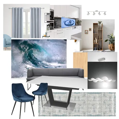 Kitchen blue var3 Interior Design Mood Board by n_freestyle on Style Sourcebook