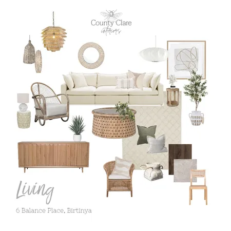 Birtinya - Living Interior Design Mood Board by Josie Bowers on Style Sourcebook