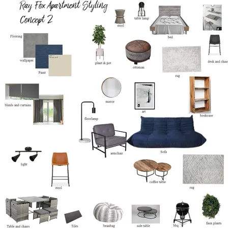 Industrial 2 Interior Design Mood Board by sharon glover on Style Sourcebook