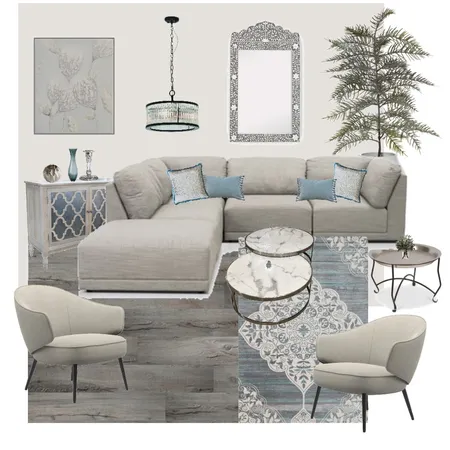 The Blues Living Interior Design Mood Board by creative grace interiors on Style Sourcebook