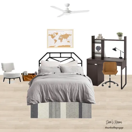 Drake's Room 2 Interior Design Mood Board by Casa Macadamia on Style Sourcebook