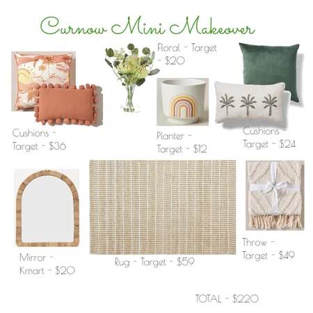 Denise Mini Makeover - Living Area Interior Design Mood Board by ESalinas on Style Sourcebook