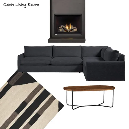 Cabin Living Room Interior Design Mood Board by jlw240 on Style Sourcebook