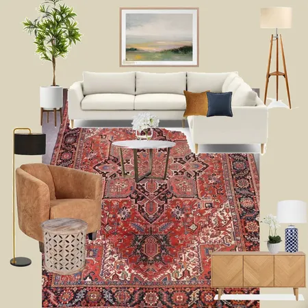 living room heriz Interior Design Mood Board by Jaleh on Style Sourcebook