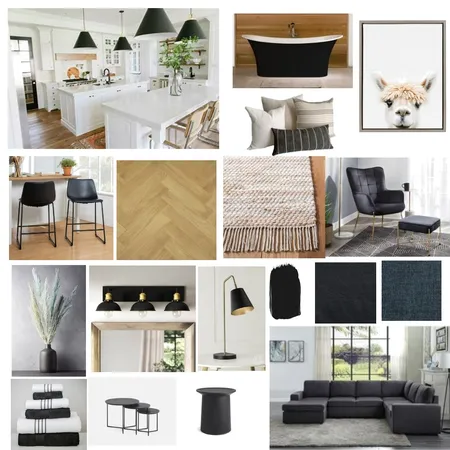 Modern Farmhouse Interior Design Mood Board by lindsaylinden on Style Sourcebook