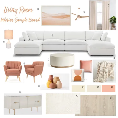 Living room sample Board, Interior Design Mood Board by Uyanga on Style Sourcebook