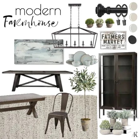 Sample Board Dining Room Interior Design Mood Board by Klee on Style Sourcebook