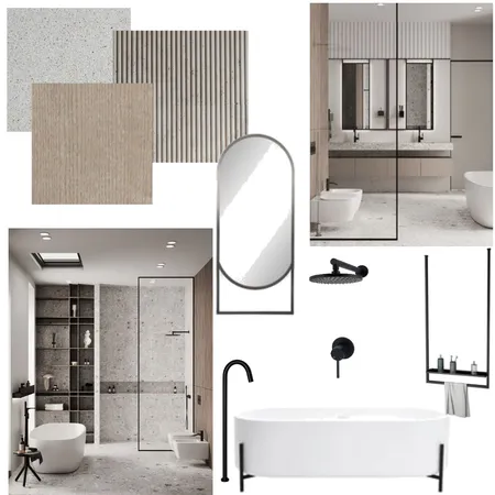 MODERN BATHROOM Interior Design Mood Board by gal ben moshe on Style Sourcebook