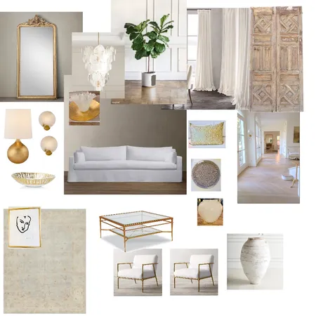 Elegant Modern Traditional Living Room Interior Design Mood Board by Jacqueline Lee Ott Interiors on Style Sourcebook