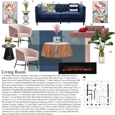 Living Room Moodboard Interior Design Mood Board by ShaHAUS on Style Sourcebook