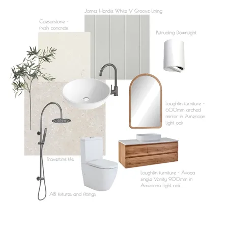 Wallarah Ensuite Interior Design Mood Board by KH Designed on Style Sourcebook