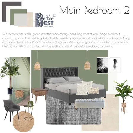 Kay Main Bedroom 2 Interior Design Mood Board by Zellee Best Interior Design on Style Sourcebook