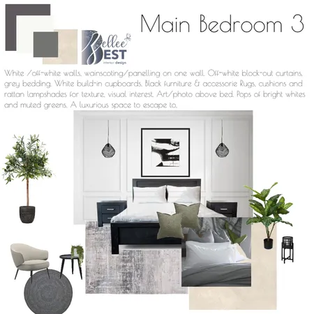 Kay Main Bedroom Interior Design Mood Board by Zellee Best Interior Design on Style Sourcebook
