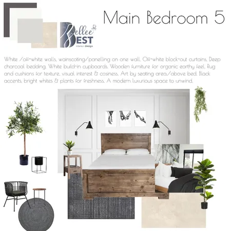 Kay Main Bedroom Interior Design Mood Board by Zellee Best Interior Design on Style Sourcebook