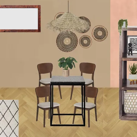 Julie Herbain dining room drift feature with baskets and pendant Interior Design Mood Board by Laurenboyes on Style Sourcebook