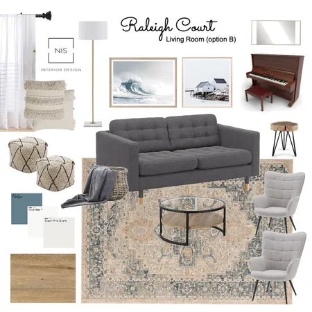 Raleigh Court - Living Room B Interior Design Mood Board by Nis Interiors on Style Sourcebook