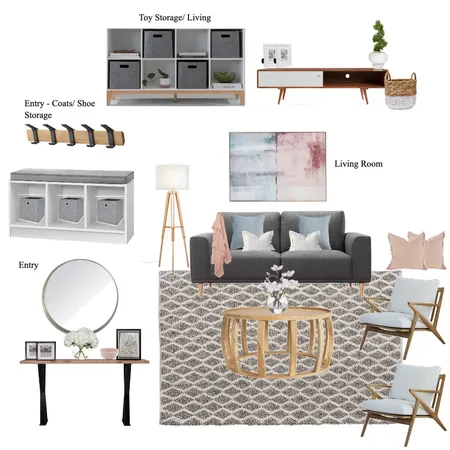 Jared And Lauren Living Interior Design Mood Board by Hayley Marie Interiors on Style Sourcebook