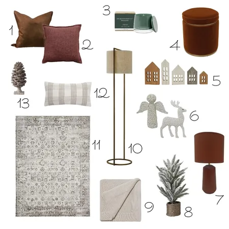 Christmas Interior Design Mood Board by Sarahdegit on Style Sourcebook