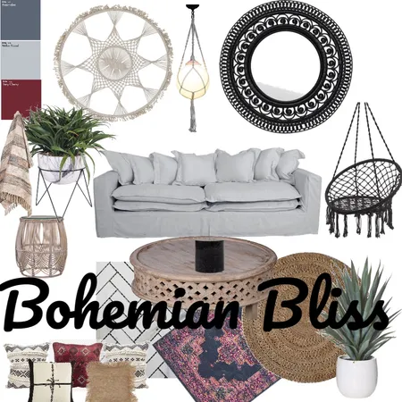 Bohemian Bliss Interior Design Mood Board by cmhardie on Style Sourcebook