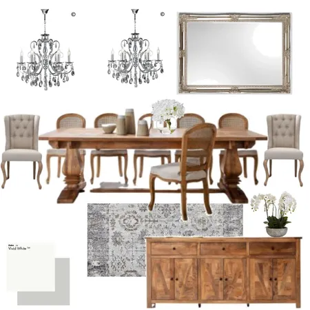 Ainsley entry & dining Interior Design Mood Board by Ledonna on Style Sourcebook