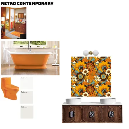 RETRO CONTEMPORARY Interior Design Mood Board by modernminimalist on Style Sourcebook