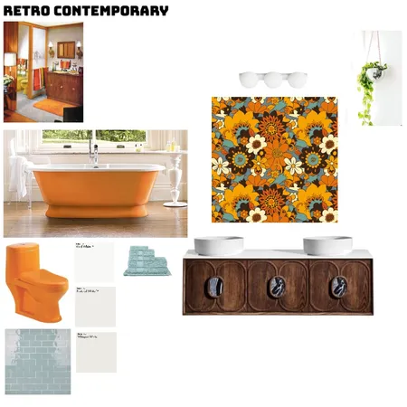 RETRO CONTEMPORARY Interior Design Mood Board by modernminimalist on Style Sourcebook