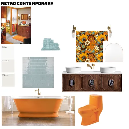 RETRO CONTEMPORARY Interior Design Mood Board by modernminimalist on Style Sourcebook