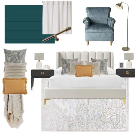 Daena Main Bedroom Interior Design Mood Board by Eliza Grace Interiors on Style Sourcebook