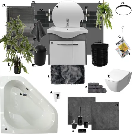 En-suite Interior Design Mood Board by Savvy & Co. on Style Sourcebook