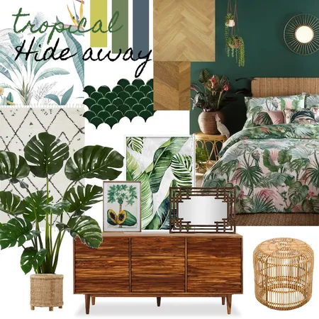 Tropical Hide Away Interior Design Mood Board by JFstee on Style Sourcebook