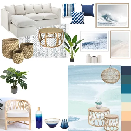 Coastal Interior Design Mood Board by Krisma on Style Sourcebook