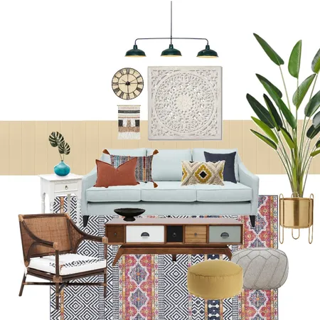 Boho Chic Interior Design Mood Board by Kanso Living on Style Sourcebook