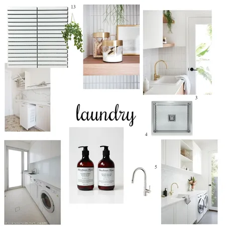 Hillside Project - Laundry Interior Design Mood Board by Staging by Design on Style Sourcebook