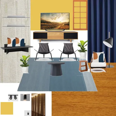 Family Lounge Sample Board Interior Design Mood Board by Sketchen on Style Sourcebook