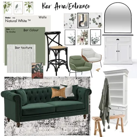 Scott entrance Gum leaf green Interior Design Mood Board by LMR Designs on Style Sourcebook