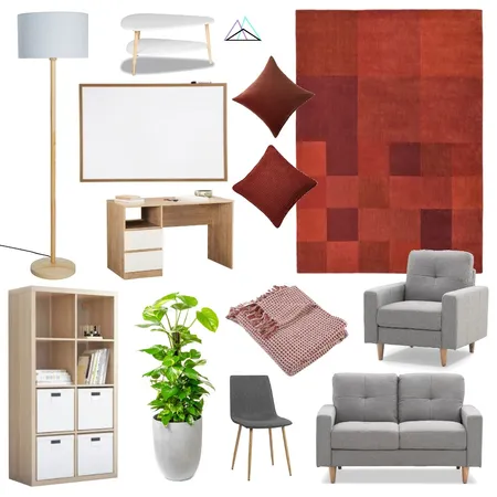 crimson room Interior Design Mood Board by Invelope on Style Sourcebook