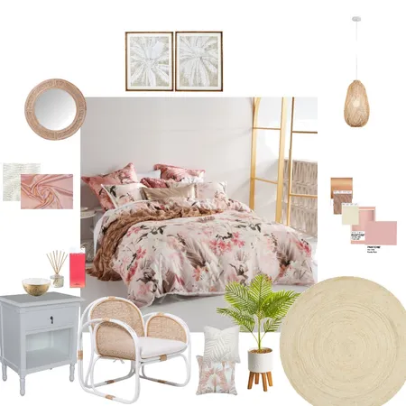 Tropical Blush Oasis Interior Design Mood Board by Clariza Garcia on Style Sourcebook