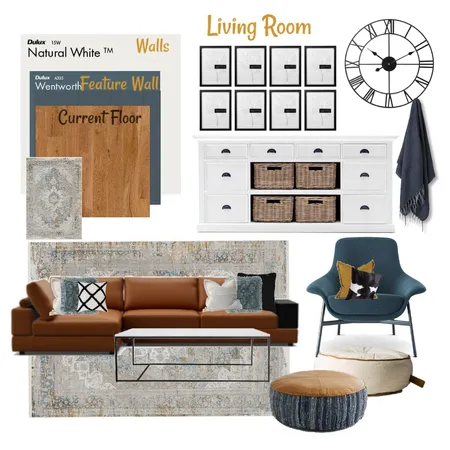 Scott Blue/grey Living Interior Design Mood Board by LMR Designs on Style Sourcebook