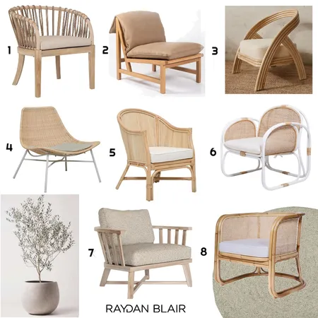 chair options Interior Design Mood Board by RAYDAN BLAIR on Style Sourcebook